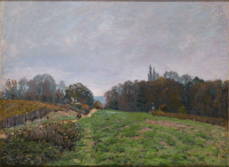 Landscape at Louveciennes, Alfred Sisley